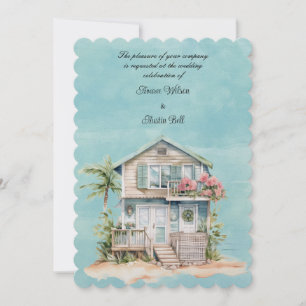 Invitación Boda de Beach House