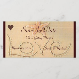 Invitación Boda de Beach Love