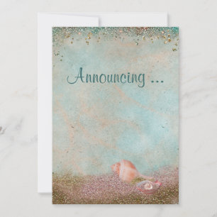 Invitación Boda de Beach Seashells