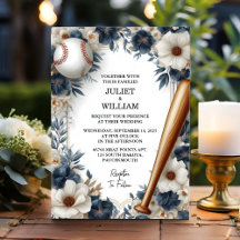 Boda de Béisbol de Campeón de Campo de Ball