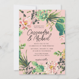 Invitación Boda de Blooms del Desierto