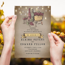 Boda de bodega Rustic Vintage Retro