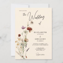 Boda de Boho Fall Wildflower