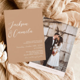 Invitación Boda de Boho Photo