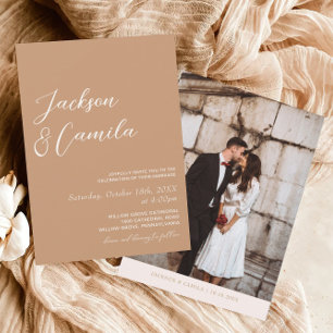 Invitación Boda de Boho Photo