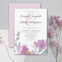 Boda de Boho Watercolor Pink Florals