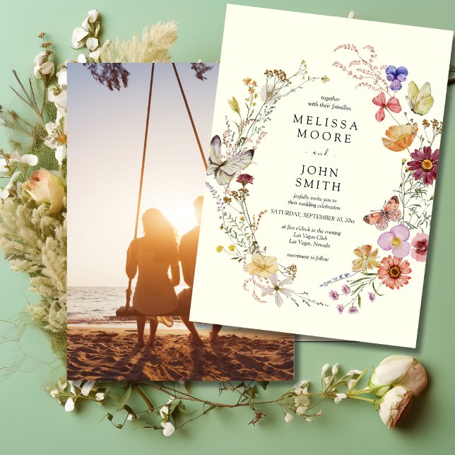 Invitación Boda de Boho Wildflower (Subido por el creador)
