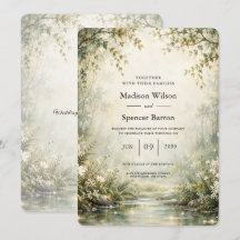 Boda de Bosque de Luciérnaga de Marfil Salvia
