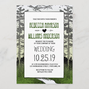 Invitación Boda de Bosques de Bosques de Bosques de Bosques d