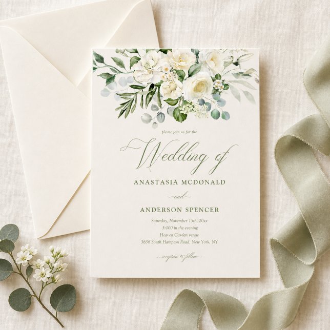 Invitación Boda de Botánica Moderna y Verdor (Subido por el creador)