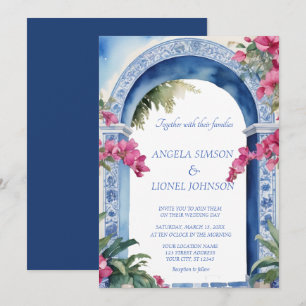 Invitación Boda de Bougainvillea Costa Amalfitana