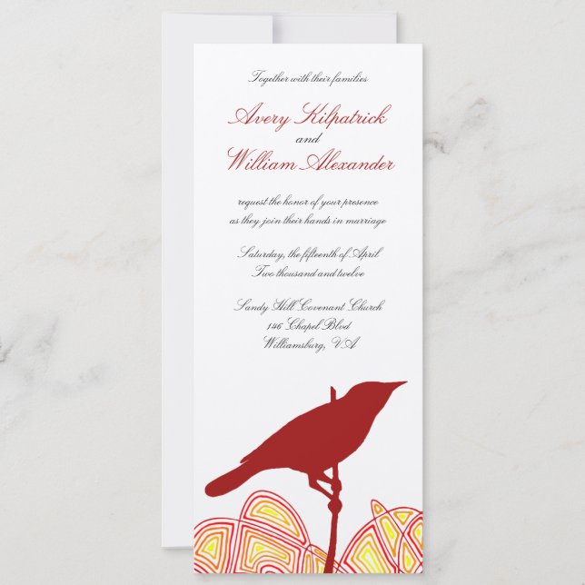 Invitación Boda de Brid (Anverso)