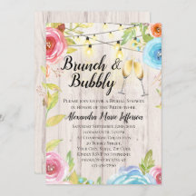 Boda de Brunch Bubbly Flower Country Light