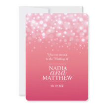 Boda de burbujas de champán rosa