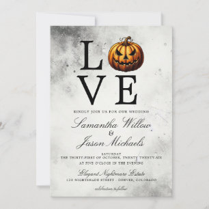 Invitación Boda de Calabaza de Amor