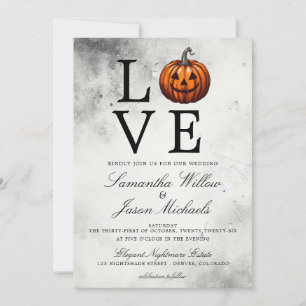 Invitación Boda de Calabaza de Amor