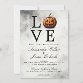 Invitación Boda de Calabaza de Amor