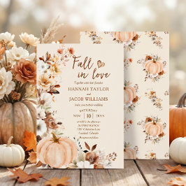 Invitación Boda de Calabaza de Enamoramiento