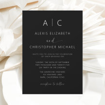 Boda de caligrafía moderna minimalista