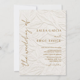 Invitación Boda de Caligrafía Simple y Atemporal