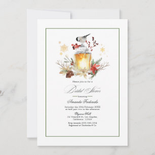 Invitación Boda de Campo de Pino y Abeto en Invierno