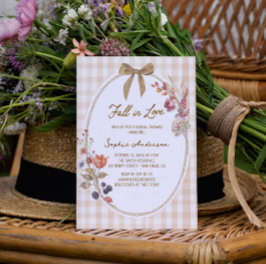 Invitación Boda de Campo 'Enamorarse' Despedida de Soltera a 
