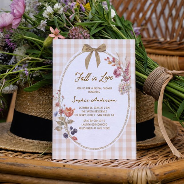 Invitación Boda de Campo 'Enamorarse' Despedida de Soltera a  (Subido por el creador)