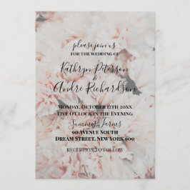 Invitación Boda de canal rosa claro