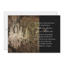 boda de candelabro de damasco vintage