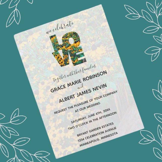 Invitación Boda de cartas AMOR de Susan, de ojos marrones (Subido por el creador)