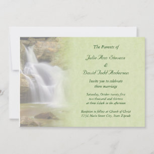 Invitación Boda de cascada