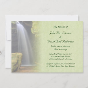 Invitación Boda de cascada