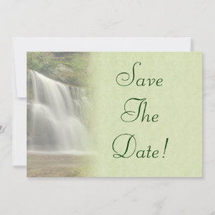 Invitación Boda de Cascada Guardar la Fecha