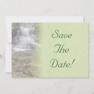 Invitación Boda de Cascada Guardar la Fecha