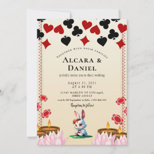 Invitación Boda de Casino Las Vegas Poker