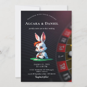 Invitación Boda de Casino Las Vegas Poker