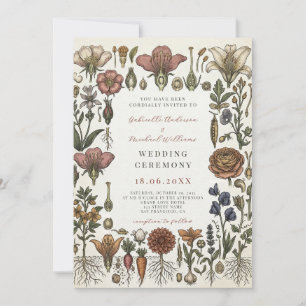 Invitación Boda de Ceremonia en Jardín Botánico de Verduras A