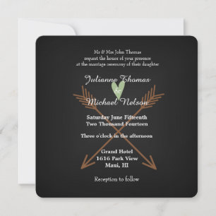Invitación Boda de Chalkboard