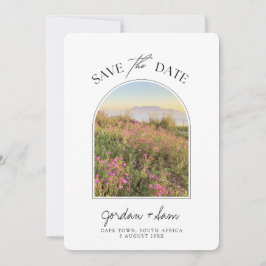 Invitación Boda de Ciudad del Cabo: Montaña para salvar la fe