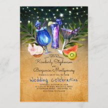 Boda de Cocktails Tropical Beach Lights