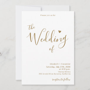 Invitación Boda de código QR con guión cardiaco de caligrafía
