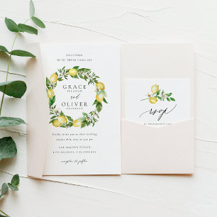 Invitación Boda de código QR de Wreath Wreath de vegetación d