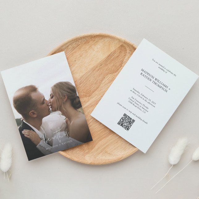 Invitación Boda de código QR para el presupuesto fotográfico  (Subido por el creador)