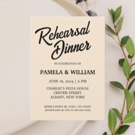 Invitación Boda de color champagne