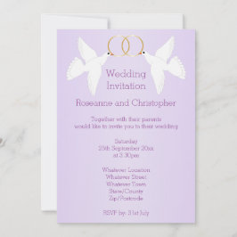 Invitación Boda de color Lilac