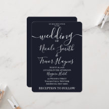 Boda de Color Sólido Minimalista Personalizada
