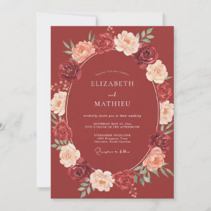 Invitación Boda de Corona de Arcilla