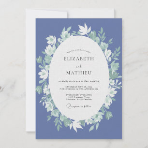 Invitación Boda de Corona de Vinca menor