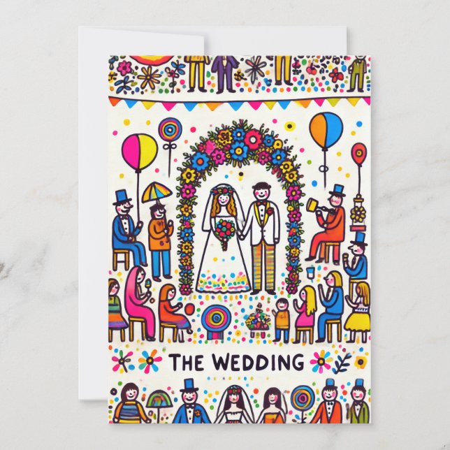 Invitación Boda de corte (Anverso)