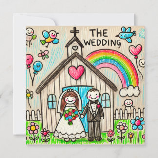 Invitación Boda de corte